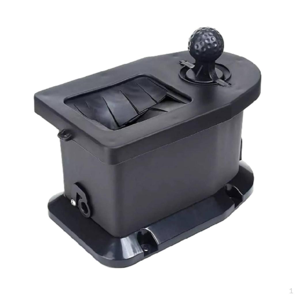 Golf Vehicle Club Cleaner Compact Cart Mounted Washer Dark & Athletic Accessory