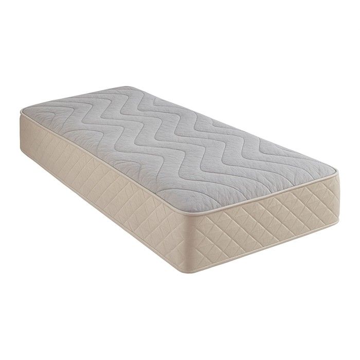 Memory Foam Mattress 55 Kg-m3 70x190 Cm Thickness 20 Cm Firm Visco Pillow - 5 Comfort Zones - Aertech Core