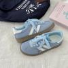 Damenschuhe Herbst 2025 im neuen Hong Kong-Stil, lässig, weiche Sohle, Schnürung, Damen-Sneakers, Wanderschuhe, Wohnungen, Zapatillas de Mujer