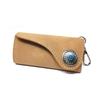 LIBERTAD Key Case for Men and Faux Native Sand Women, 4-Hook, Suede, Concho, (fskc-004d)