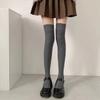 Women's Casual Knitted Long Socks Autumn Winter Solid Color Stockings Boot Calf Socks Over Knee Leggings Harajuku Lolita Sox