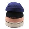 Ins Solid Color Light Board Landlord Hat Men'S Street Trend Melon Fur Hat Women'S Spring And Summer Cotton Retro Yuppie Hat