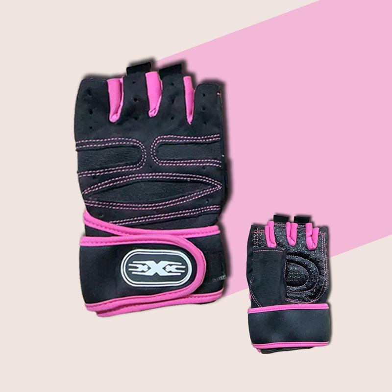 

Weightlifting Half Finger Gloves Men s Sports and Fitness Equipment Outdoor Riding Anti Slip Wrist Guard Breathable Gloves Wristband Dumbbell XL