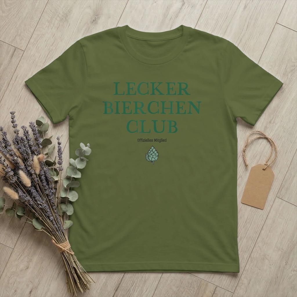 Unisex T-Shirts Lecker Bierchen Club 100 Baumwolle T-Shirt Kurzarm Leckeres Bier Trinken T-Shirt Rundhals Kleidung Neuankömmling