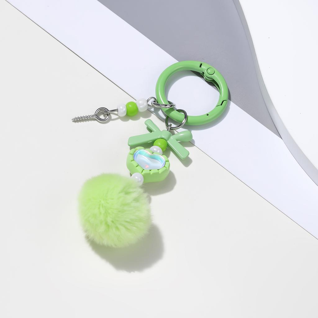 1pc Bag Pendant Plush Ball Keychains For Bags DIY Jewelry Mobile Phone Chain Accessories Bag Charm Handbag Decoration