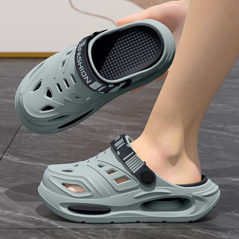 Pantofole Fresche Resistenti all'Usura Antiscivolo con Supporto per Arco Plantare Suola Morbida per Indossare Suola Spessa Traspiranti Anti Odore Scarpe Estive con Fori