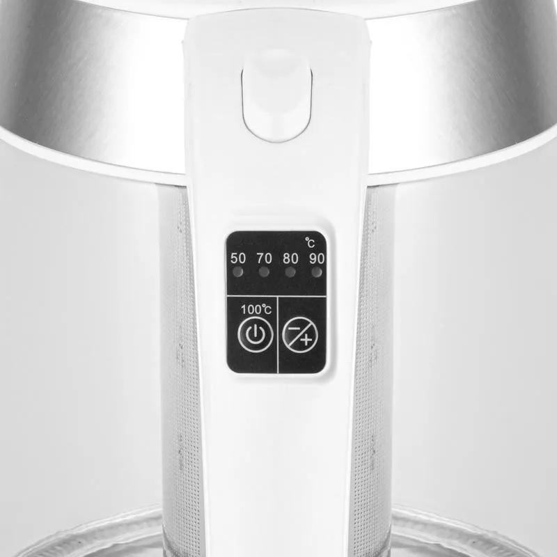 Schneider - Scke236tp - Bouilloire Théière Avec Infuseur - 6 Températures - Verre 1,7 L - 2200 W