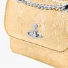 Vivienne Westwood Metallisk Rynkad Liten Handledskedja Axelremsväska 5c01000bw L00a7 R401