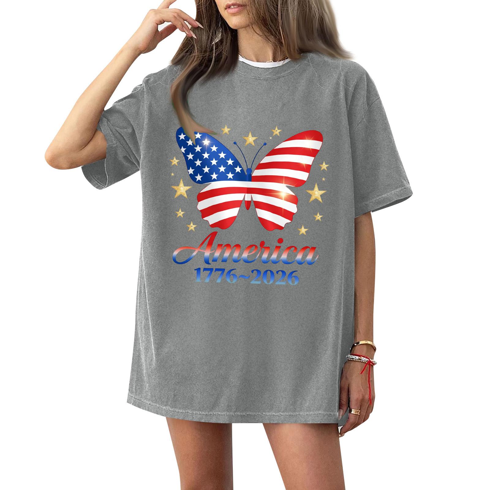 

Womens T Shirts Short Sleeve Shirts Pullover Summer Spring Tops Blouses XXL