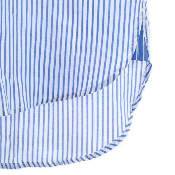 Unused VAST222 19ss Made In Japan Stripe Long Sleeve Shirt 2 Blue Men's Used