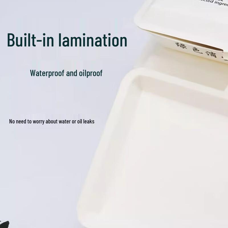 Degradable Thickened Disposable Takeout Boxes