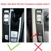 3x Chrome Gear Shift Side Buttons Cover Trim For BMW 5 F10 2011-2016 F25 F26