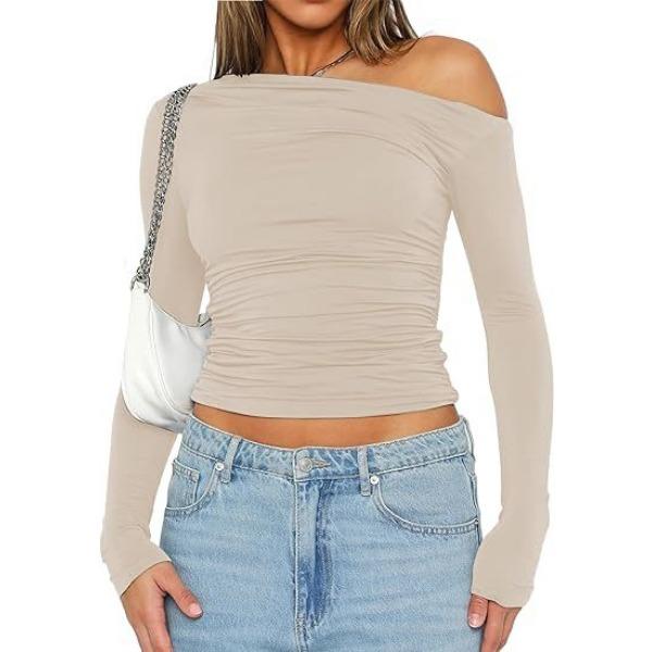 Футболка женская Spice Girl с длинным рукавом и низом — фото 8