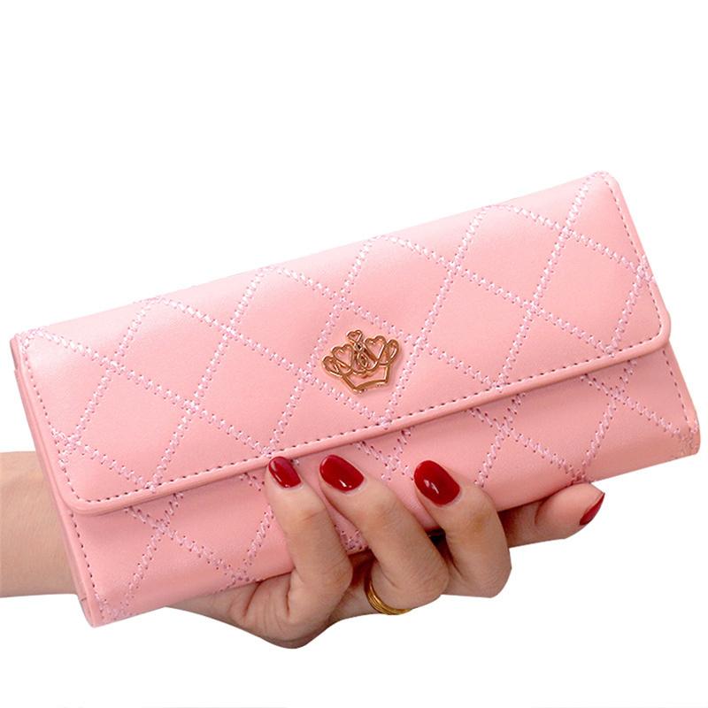 Kadın Bayan Deri Cüzdan Uzun Büyük Cüzdan Kart Telefon Tutucu Kılıf El Çantası