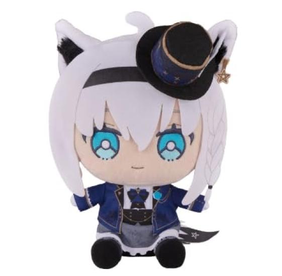 Holo Friends with U Shirakami Fubuki Plush Figure Fubuki Costume Fubuki Fubuki Kingdom Western-style