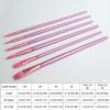 4/6Pcs Watercolor Paint Brushes Pointed Tip Paint Brushes Set Long Handle Flat Head Watercolor Brush for Acrylic Gouache Oil