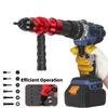 Rivet Nut Drill Adapter Kit with Nut Accessories,Easy To Install Nut Guns Adapter for Electric Rivet Guns