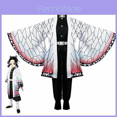 Demon Slayer Kimetsu No Yaiba Costum Cosplay Kochou Shinobu Robe Pentru Entuziaști