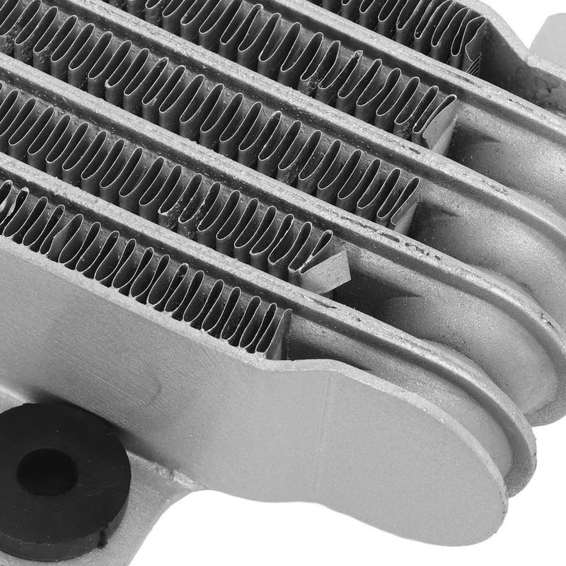 Uniwersalny Chłodnica Oleju 5 Rzędowa 65ml Trwała Oryginalna Chłodnica Oleju Aluminiowa Radiator Silnika Motocykla dla 100-250CC Motocykli Terenowych