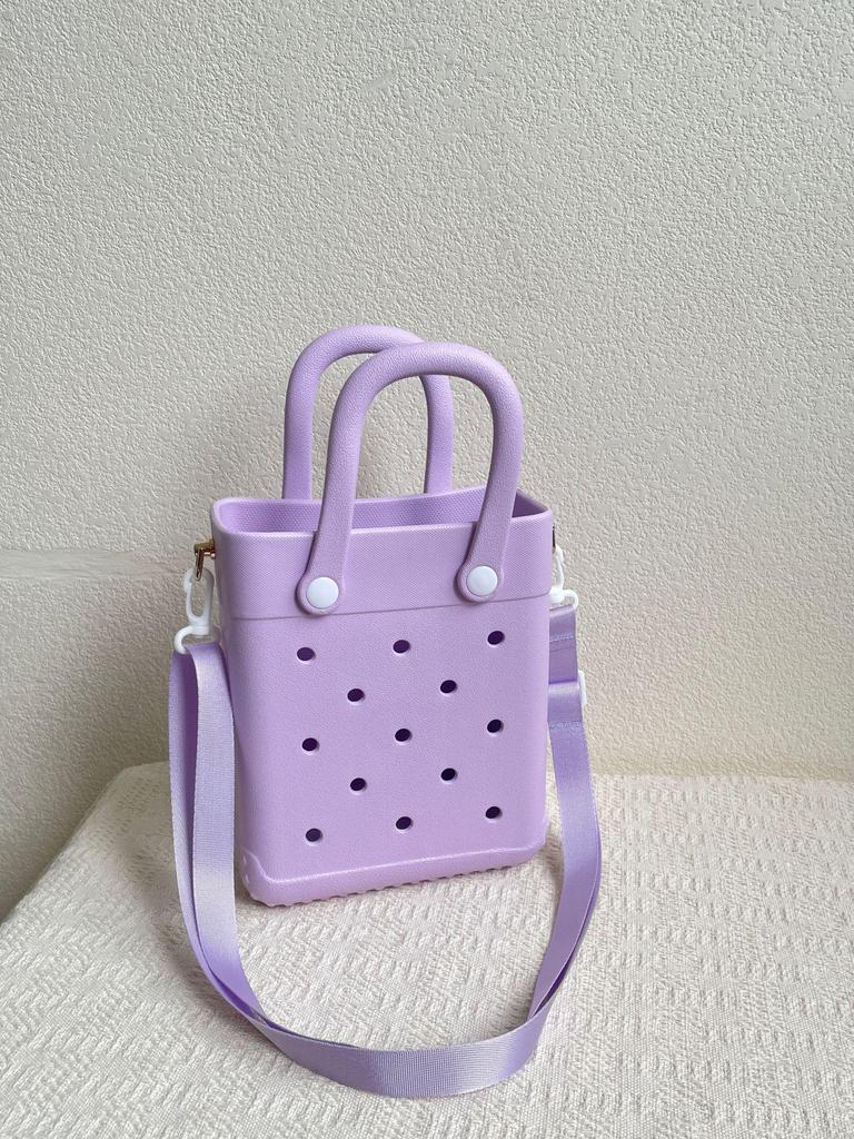 Women's EVA Handheld Tote Bag - Portable Commute Small Square Storage Bag
