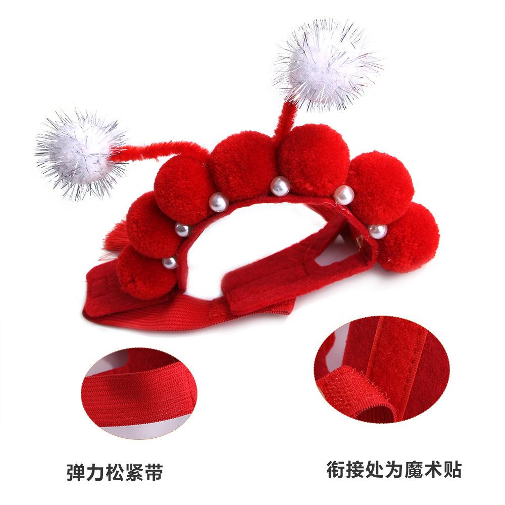 New pet Chinese style hat Teddy dress up Peking Opera headgear cat small dog headgear pet supplies