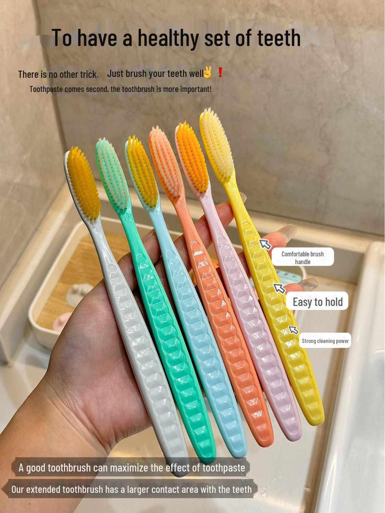 

Набор корейских зубных щеток Gold & Silver – 3 мягкие щетки для взрослых с присоской для хранения