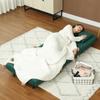 3-in-1 Sleeper Chair, Folding Chair with Sleep Function, Adjustable Click-Clack Backrest, Dark Green