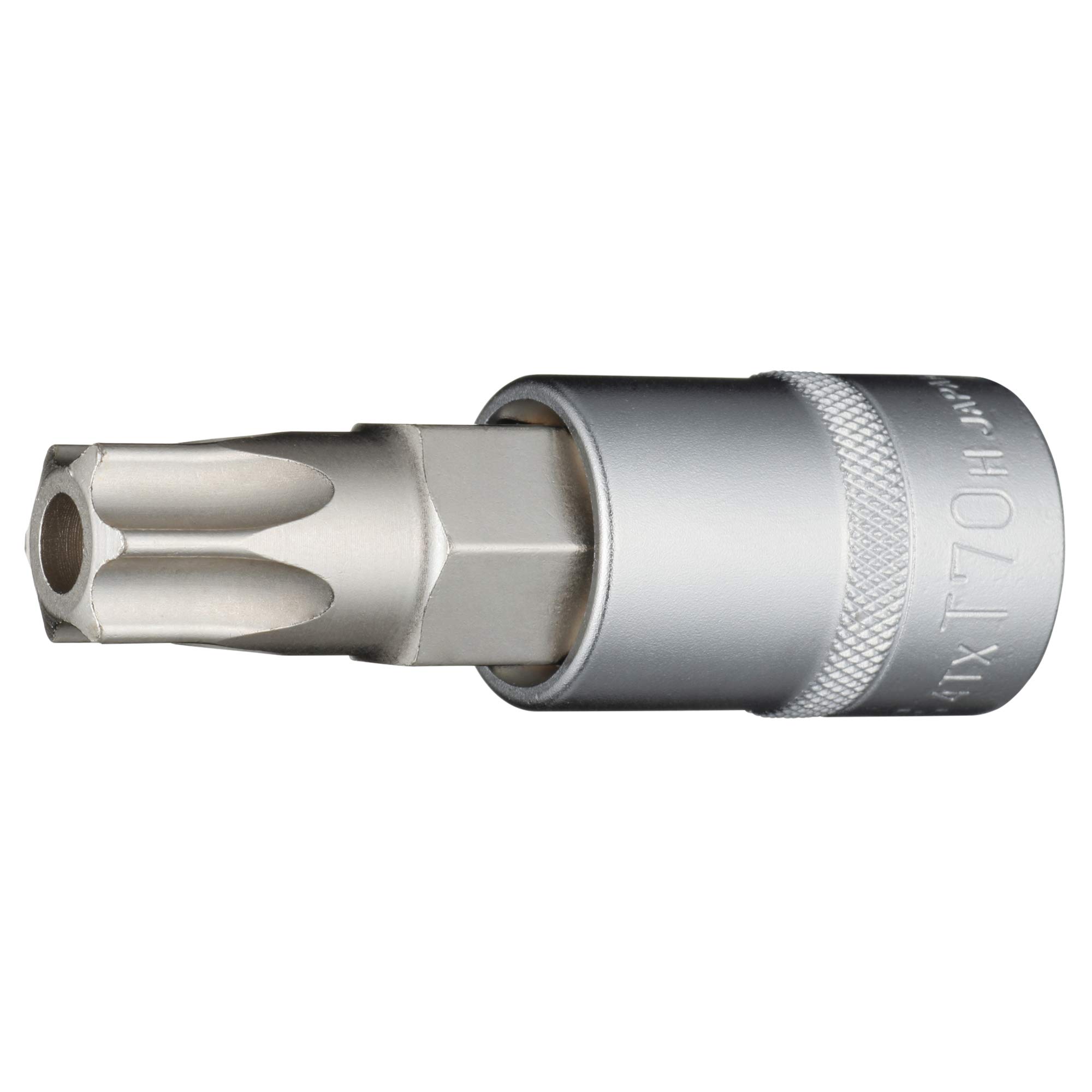 

TONE Torx Socket T70H (Tamper-Resistant), 4TX-T70H, 12.7mm (1/2 ) Drive,