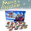 Advent Calendar Countdown Toy Cars Set For Kids Featuring 24 Unique Collectible Designs