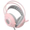 AJAZZ Over-Ear Hörlurar 7.1 Stereoljud Brusreducering Trådbundet Headset med USB-gränssnitt(Rosa )