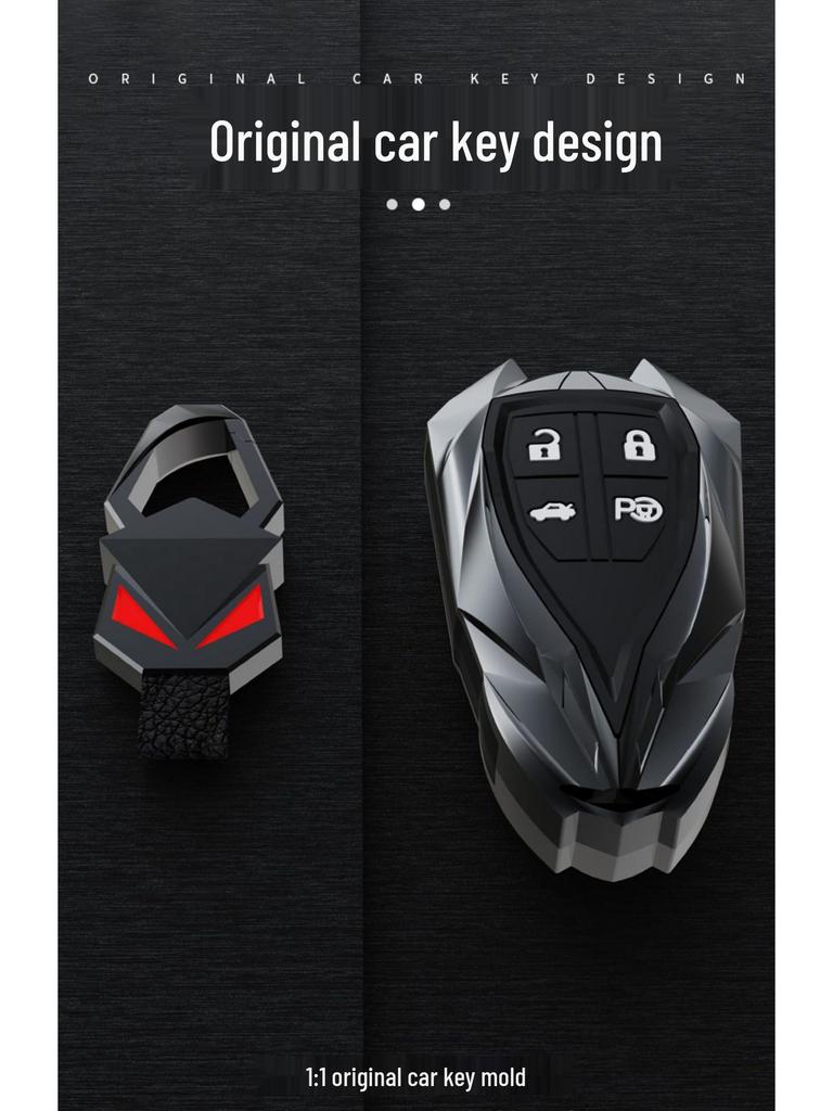 Premium Hongqi Key Case: HS5, H5, New H7, 19-23 HS7, and H9 Models - Unisex Car Key Shell