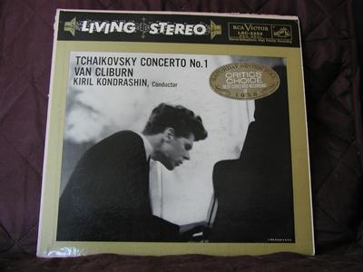 LP Record VAN CLIBURN KIRIL KONDRASHIN  Tchaikovsky Concerto No. 1 LSC2252 RCA VICTOR RED 1958 US Classical Used