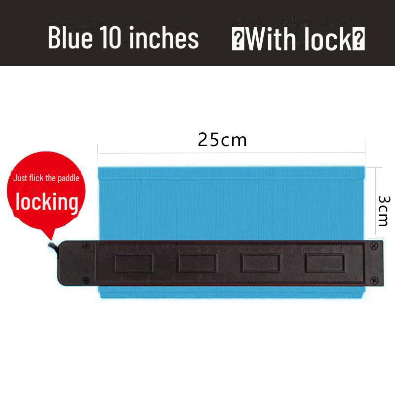 Multifunctional Contour Measuring and Profiling Gauge for Woodworking and Irregular Shapes