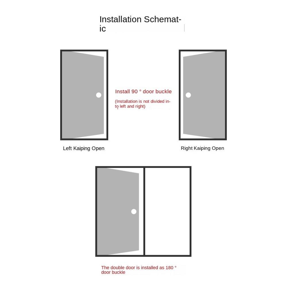 Furniture Luminous Door Buckle Hardware Sliding Door Lock New Positioning Latch  Door