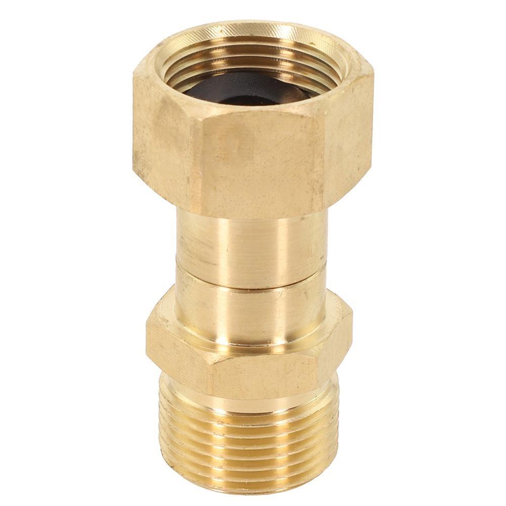 Copper Swivel Connector M22 15mm Joint Pressure Washer Fitting Brass Material