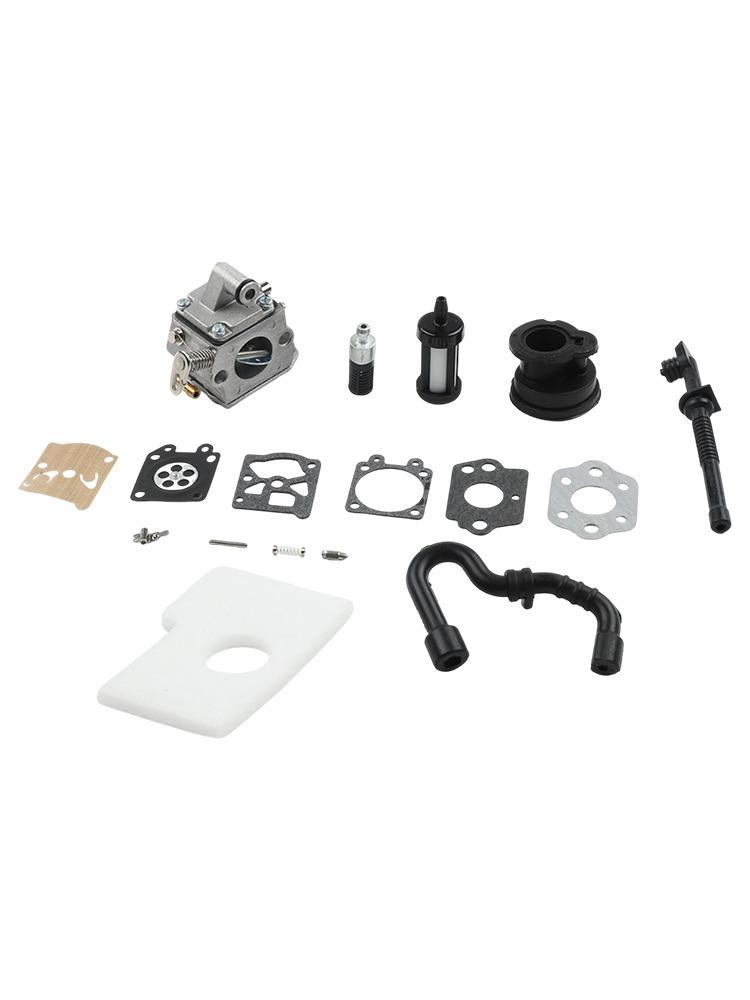 1set Carburetor Fuel Oil Filters Lines Gaskets Kit For MS170 For MS180 For MS170C For MS180C Chainsaw Lawn Mower Garden Tools