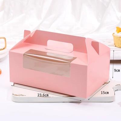 Portable Pink Cupcake & Dessert Boxes