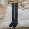 Lårhøye strømper Dame Høst Vinter Tykke Varme Knehøye Sokker Ull Kasjmir Termiske Lange Sokker Lårhøye Sokker Strømper