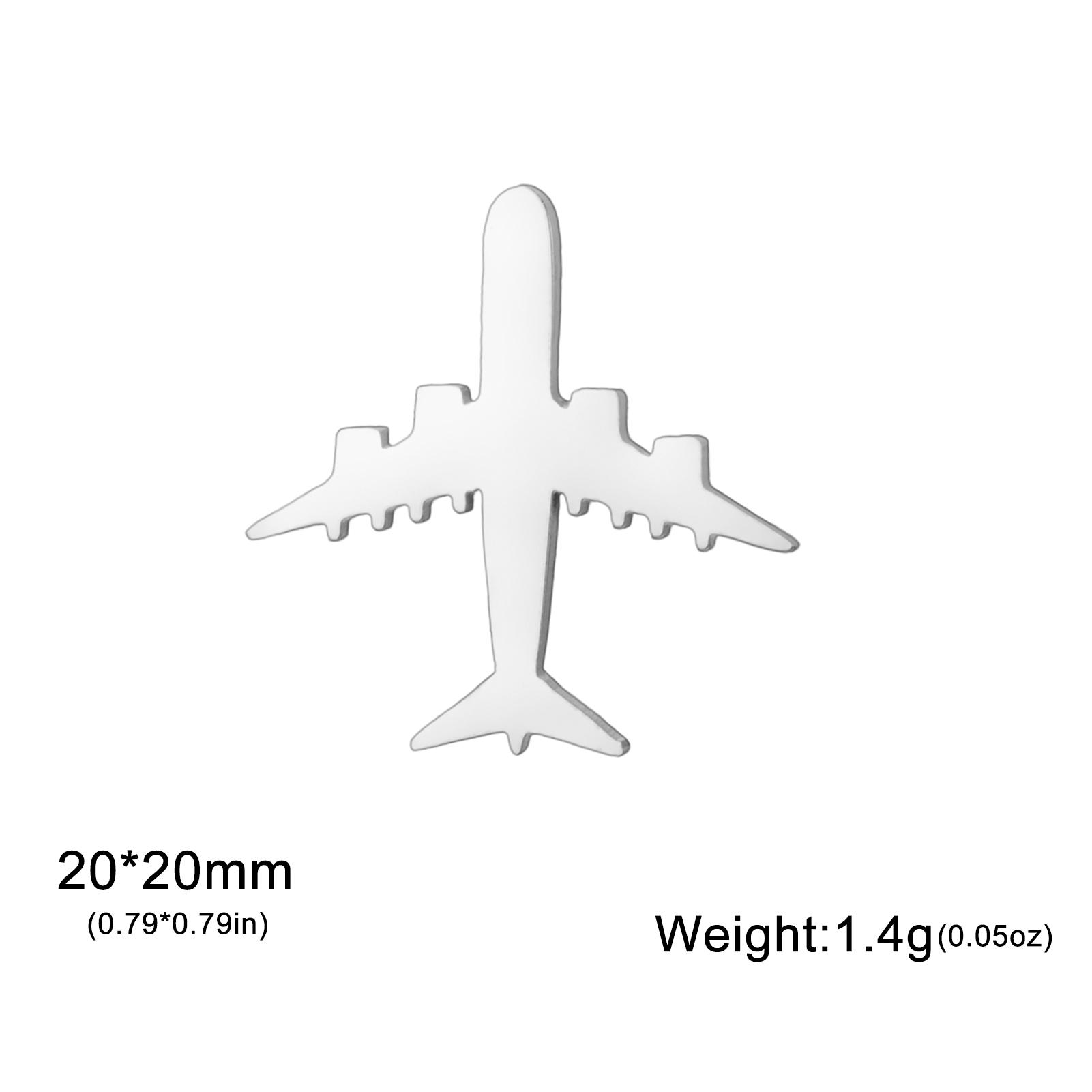 

Trendy Plane Lapel Pins Brooch for Women Men Stainless Steel Suit Collar Badges Jewelry Wholesale 2026 New Gifts Accessories