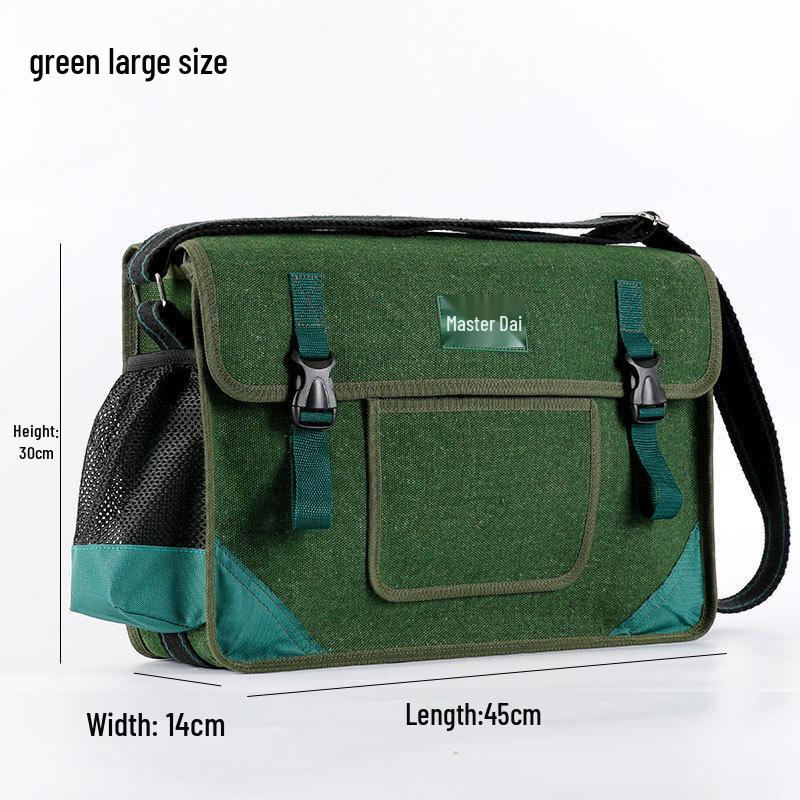 Master Dai Electrician s Wear-Resistant Canvas Tool Bag Large