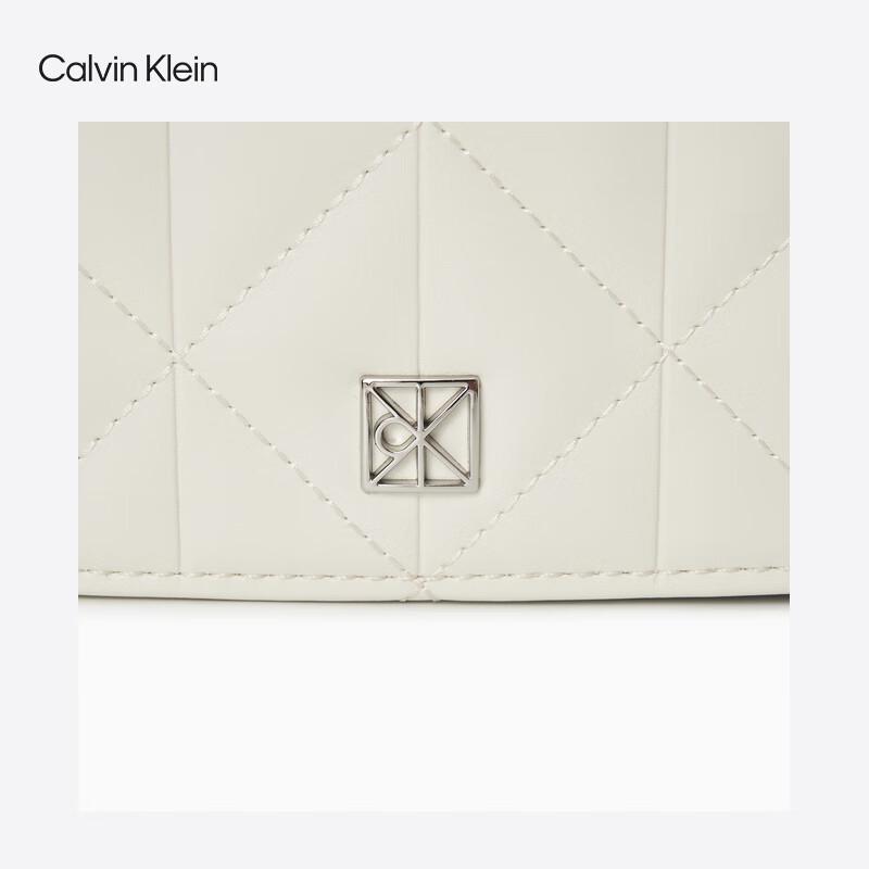 Calvin Klein Women's Quilted Monogram Chain Crossbody Bag
