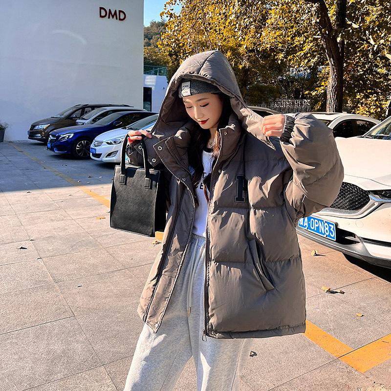 Women's Winter Down Cotton Jacket for Women's Hong Kong Style New Korean Student Short Bread Jacket