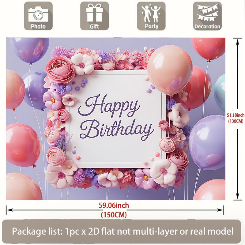 1pc Photography Party Banner - Party Supplies