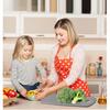 Cutting Boards for Kitchen,Plastic Cutting Board Set of 3, Thick Chopping Boards for Meat, Veggies, Fruits, with Easy Grip Handle,Dishwasher Safe