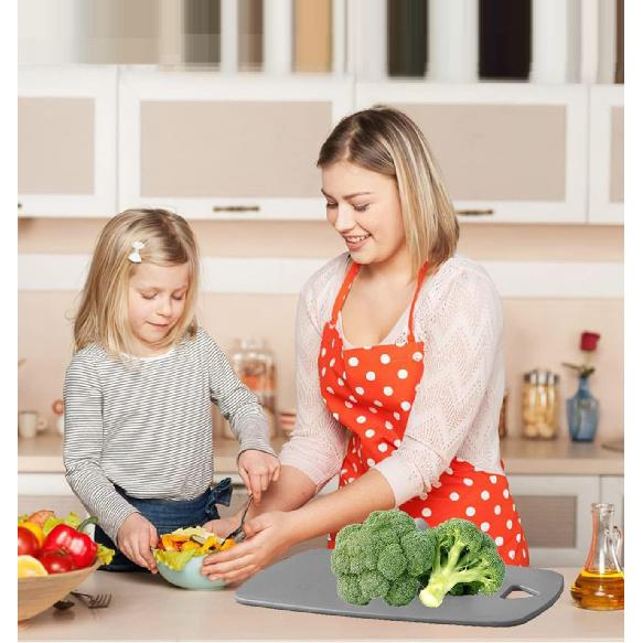 Cutting Boards for Kitchen,Plastic Cutting Board Set of 3, Thick Chopping Boards for Meat, Veggies, Fruits, with Easy Grip Handle,Dishwasher Safe