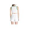 Adidas Originals Embroidered Logo Crop Tank Top Women Tops White JH0622