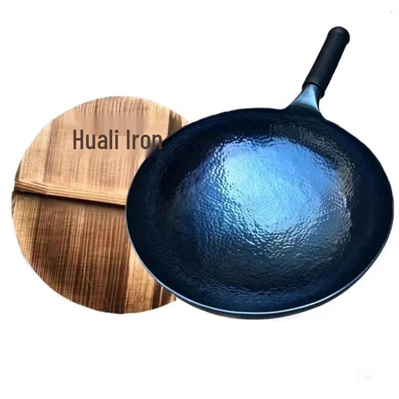 

Jinweide 32cm Wrought Iron Wok with Lid