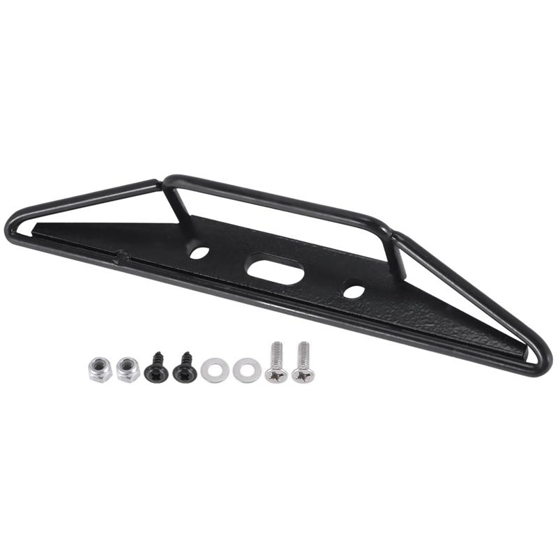 X59A_Metal Rear Bumper for MN D90 D99 D99S MN90 MN99S 1/12 RC Parts,Black