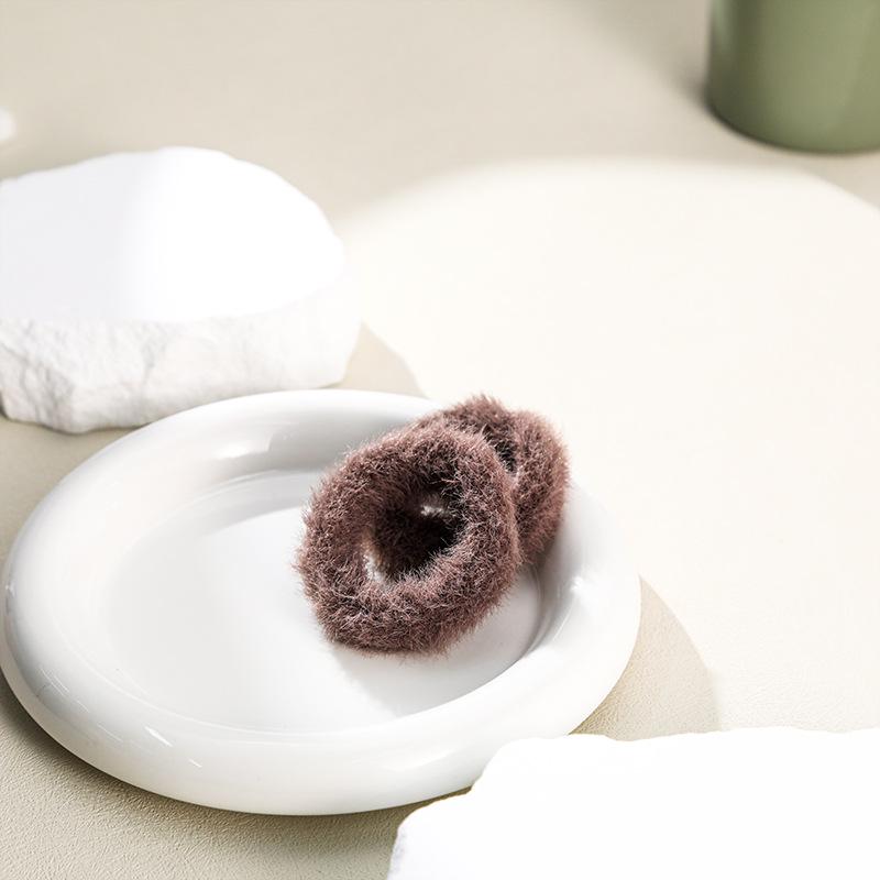 

Японский и корейский плюшевый бесшовный набор полотенец, резинок для волос и повязок на голову - Без заломов, Очень толстый, Высокоэластичный, Маленький размер, Цветная резинка для женщин