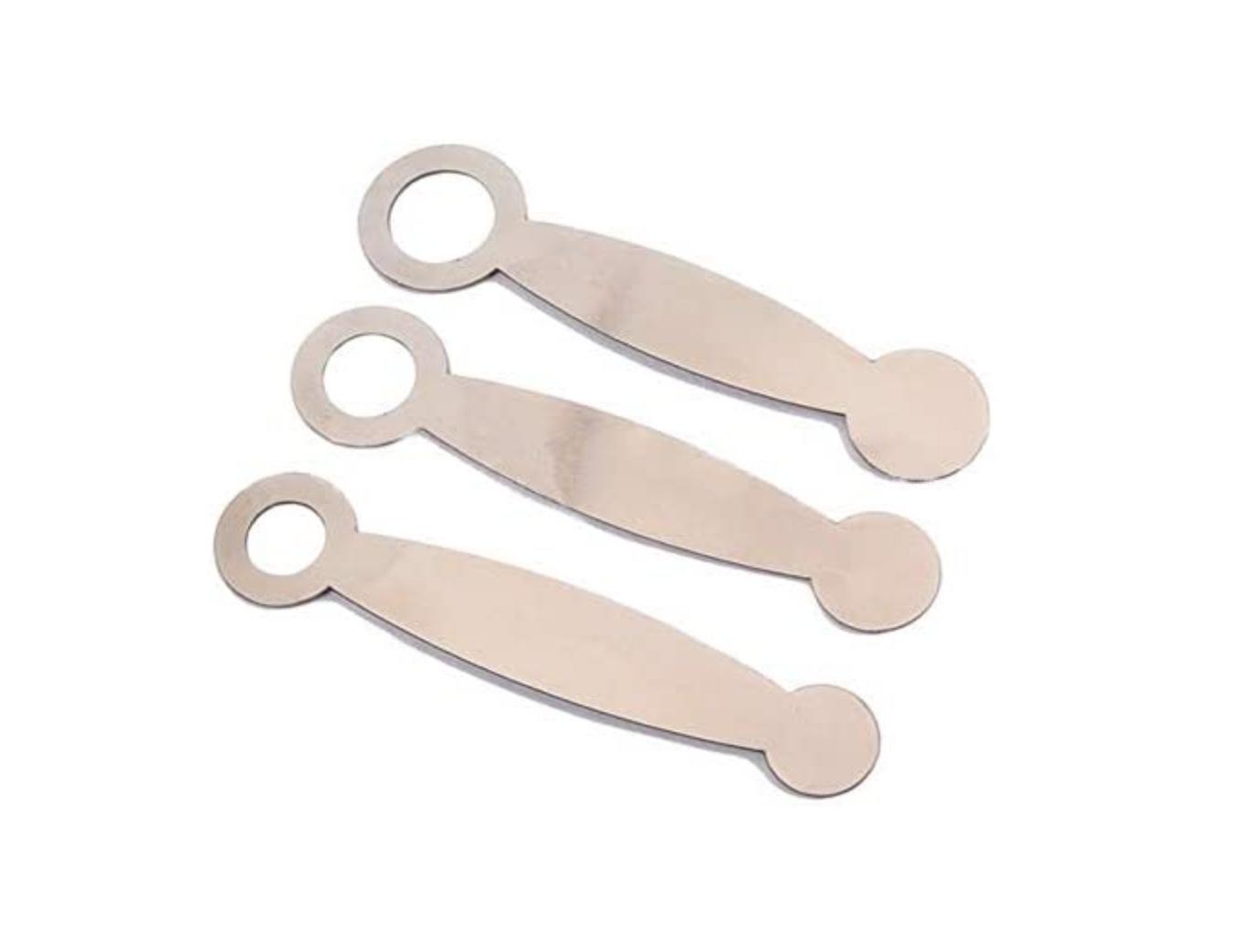 

Wind Instrument Repair Accessories: Flute Key Pad Tool Set (3-Piece)